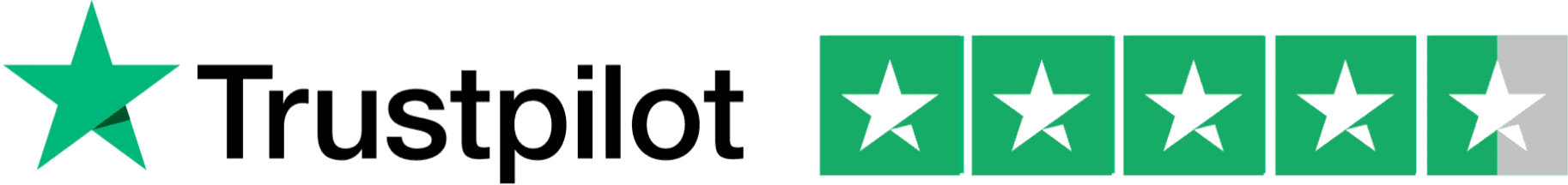 Trustpilot 5 stjerner